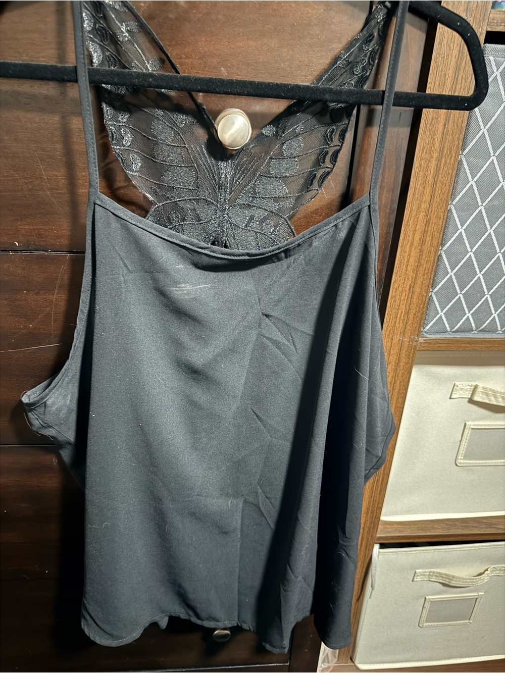 SHEIN Black Plus-Size Curve Top